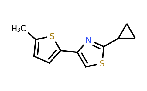 1147679-50-2 | 2-Cyclopropyl-4-(5-methylthiophen-2-yl)thiazole