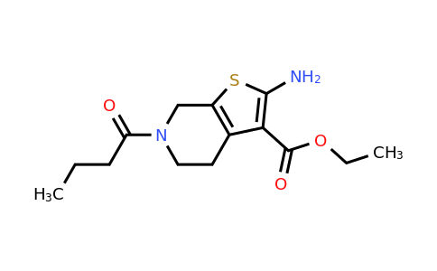 1148027-17-1 | Ethyl 2-Amino-6-butanoyl-4H,5H,6H,7H-thieno[2,3-c]pyridine-3-carboxylate