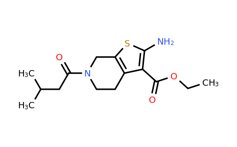 1148027-19-3 | Ethyl 2-Amino-6-(3-methylbutanoyl)-4H,5H,6H,7H-thieno[2,3-c]pyridine-3-carboxylate