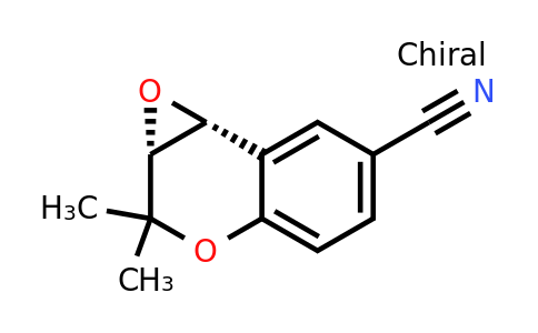 114926-03-3 | (1aR,7bR)-2,2-Dimethyl-1a,7b-dihydro-2H-oxireno[2,3-c]chromene-6-carbonitrile