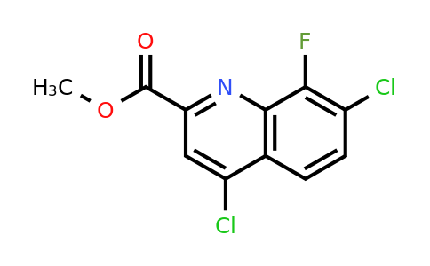 1150164-82-1 | Methyl 4,7-dichloro-8-fluoroquinoline-2-carboxylate