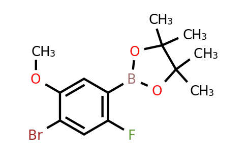 2-(4-Bromo-2-fluoro-5-methoxyphenyl)-4,4,5,5-tetramethyl-1,3,2-dioxaborolane