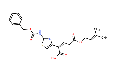 115065-79-7 | 2-(2-(((Benzyloxy)carbonyl)amino)thiazol-4-yl)-5-((3-methylbut-2-en-1-yl)oxy)-5-oxopent-2-enoic acid