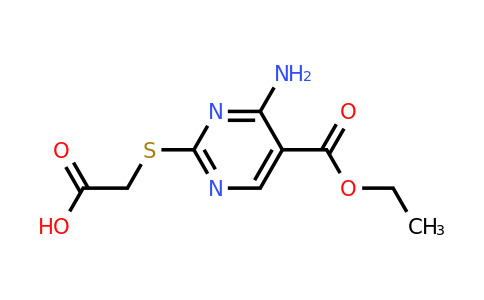 115102-54-0 | 2-{[4-amino-5-(ethoxycarbonyl)pyrimidin-2-yl]sulfanyl}acetic acid