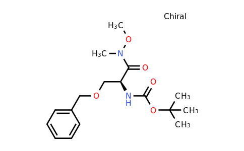 1,1-Dimethylethyl N-[(1S)-2-(methoxymethylamino)-2-oxo-1-[(phenylmethoxy)methyl]ethyl]carbamate