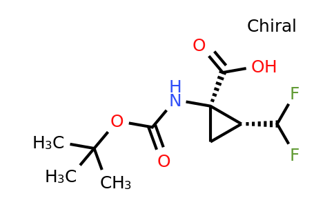 1152134-45-6 | (1R,2R)-1-((tert-Butoxycarbonyl)amino)-2-(difluoromethyl)cyclopropane-1-carboxylic acid
