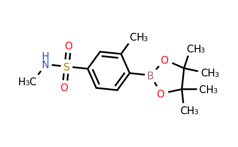 1152274-54-8 | N,3-Dimethyl-4-(4,4,5,5-tetramethyl-1,3,2-dioxaborolan-2-yl)benzenesulfonamide