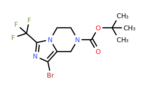1152440-02-2 | tert-Butyl 1-bromo-3-(trifluoromethyl)-5,6-dihydroimidazo[1,5-a]pyrazine-7(8H)-carboxylate