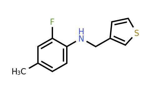 1152543-49-1 | 2-Fluoro-4-methyl-N-(thiophen-3-ylmethyl)aniline
