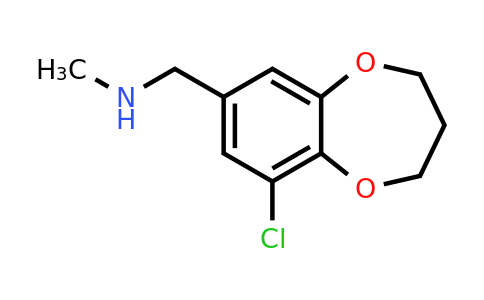 1152547-07-3 | 1-(9-Chloro-3,4-dihydro-2h-benzo[b][1,4]dioxepin-7-yl)-N-methylmethanamine