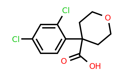 4-(2,4-Dichlorophenyl)oxane-4-carboxylic acid