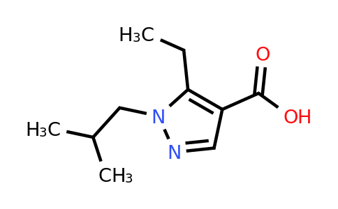 5-Ethyl-1-(2-methylpropyl)-1h-pyrazole-4-carboxylic acid