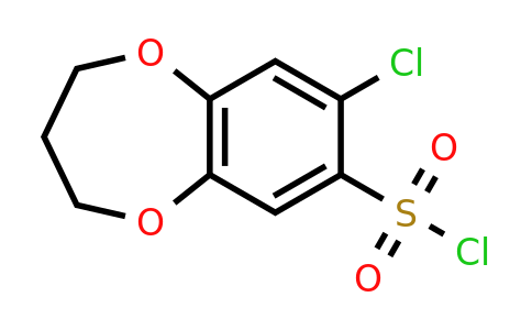 1152581-36-6 | 8-Chloro-3,4-dihydro-2h-1,5-benzodioxepine-7-sulfonyl chloride
