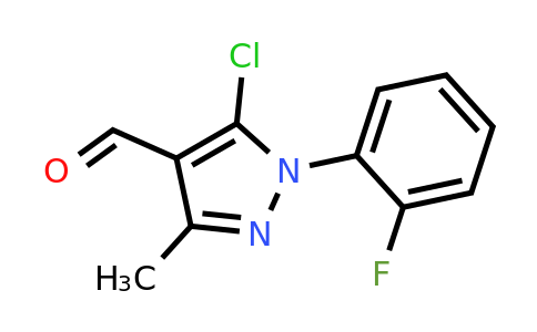 5-Chloro-1-(2-fluorophenyl)-3-methyl-1H-pyrazole-4-carbaldehyde