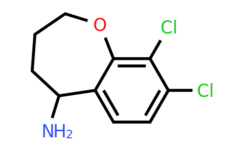 1152598-46-3 | 8,9-Dichloro-2,3,4,5-tetrahydro-1-benzoxepin-5-amine