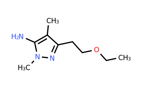 1152649-73-4 | 3-(2-Ethoxyethyl)-1,4-dimethyl-1h-pyrazol-5-amine