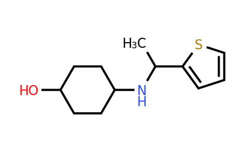 1152824-89-9 | 4-((1-(Thiophen-2-yl)ethyl)amino)cyclohexan-1-ol