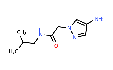 2-(4-Amino-1h-pyrazol-1-yl)-N-isobutylacetamide