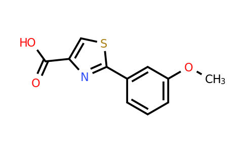 115299-07-5 | 2-(3-Methoxyphenyl)-1,3-thiazole-4-carboxylic acid