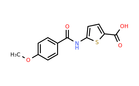 1152992-43-2 | 5-(4-Methoxybenzamido)thiophene-2-carboxylic acid