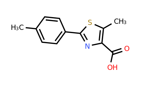115311-38-1 | 5-Methyl-2-(p-tolyl)thiazole-4-carboxylic acid