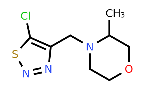 1153149-96-2 | 4-((5-Chloro-1,2,3-thiadiazol-4-yl)methyl)-3-methylmorpholine