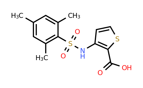 1153238-91-5 | 3-((2,4,6-Trimethylphenyl)sulfonamido)thiophene-2-carboxylic acid