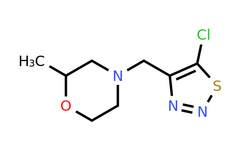 1153348-84-5 | 4-((5-Chloro-1,2,3-thiadiazol-4-yl)methyl)-2-methylmorpholine