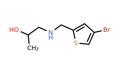 1153387-76-8 | 1-(((4-Bromothiophen-2-yl)methyl)amino)propan-2-ol