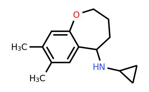 1153408-20-8 | n-Cyclopropyl-7,8-dimethyl-2,3,4,5-tetrahydro-1-benzoxepin-5-amine