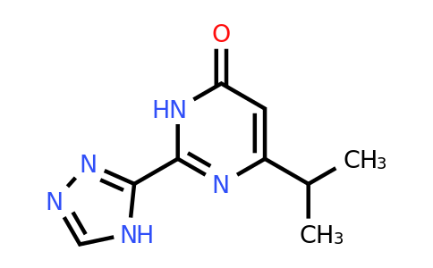 1153410-46-8 | 6-Isopropyl-2-(4h-1,2,4-triazol-3-yl)pyrimidin-4(3h)-one