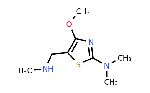 4-Methoxy-N,N-dimethyl-5-((methylamino)methyl)thiazol-2-amine