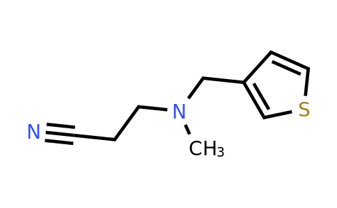 1153468-13-3 | 3-(Methyl(thiophen-3-ylmethyl)amino)propanenitrile