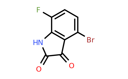 1153535-26-2 | 4-Bromo-7-fluoroindoline-2,3-dione