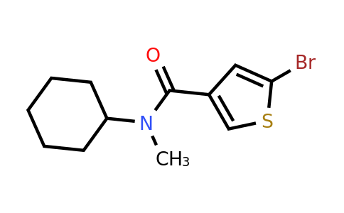 1153556-50-3 | 5-Bromo-N-cyclohexyl-N-methylthiophene-3-carboxamide