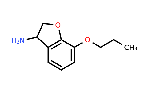 1153747-92-2 | 7-Propoxy-2,3-dihydrobenzofuran-3-amine