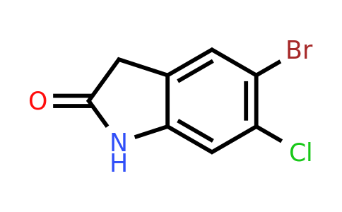 1153885-37-0 | 5-Bromo-6-chloro-2,3-dihydro-1H-indol-2-one