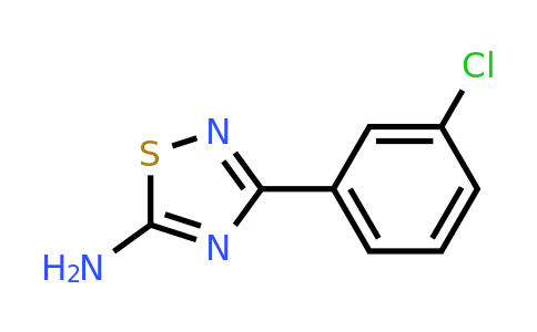 1153977-31-1 | 3-(3-Chlorophenyl)-1,2,4-thiadiazol-5-amine