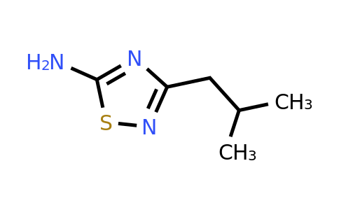 1153977-87-7 | 3-(2-Methylpropyl)-1,2,4-thiadiazol-5-amine