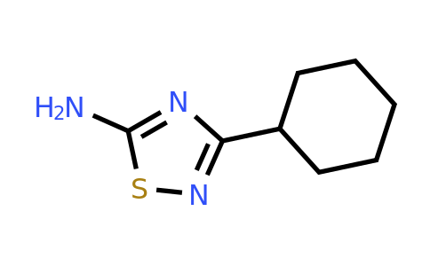 1153978-13-2 | 3-Cyclohexyl-1,2,4-thiadiazol-5-amine