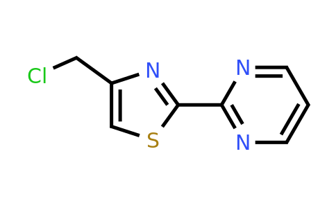 1154009-17-2 | 2-[4-(chloromethyl)-1,3-thiazol-2-yl]pyrimidine