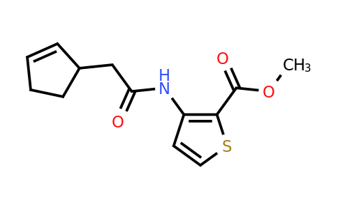 1154013-17-8 | Methyl 3-(2-(cyclopent-2-en-1-yl)acetamido)thiophene-2-carboxylate