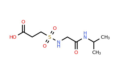 3-({[(propan-2-yl)carbamoyl]methyl}sulfamoyl)propanoic acid