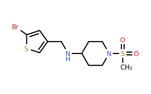 1154111-64-4 | n-((5-Bromothiophen-3-yl)methyl)-1-(methylsulfonyl)piperidin-4-amine