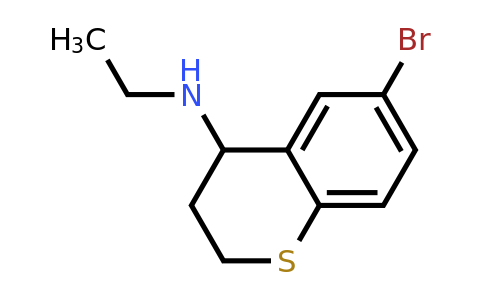 1154177-90-8 | 6-Bromo-N-ethyl-3,4-dihydro-2h-1-benzothiopyran-4-amine