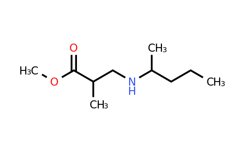 1154286-18-6 | Methyl 2-methyl-3-[(pentan-2-yl)amino]propanoate