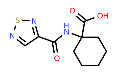 1154305-44-8 | 1-(1,2,5-Thiadiazole-3-carboxamido)cyclohexane-1-carboxylic acid
