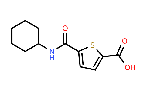 1154325-28-6 | 5-(Cyclohexylcarbamoyl)thiophene-2-carboxylic acid