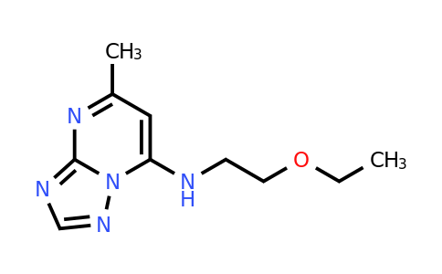 1154562-88-5 | n-(2-Ethoxyethyl)-5-methyl-[1,2,4]triazolo[1,5-a]pyrimidin-7-amine