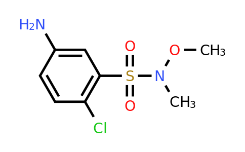 1154676-26-2 | 5-Amino-2-chloro-N-methoxy-N-methylbenzene-1-sulfonamide